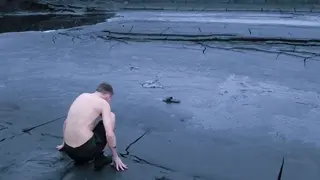 me and a friend in thick mud