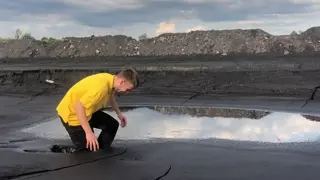 I fell into liquid coal with my clothes on